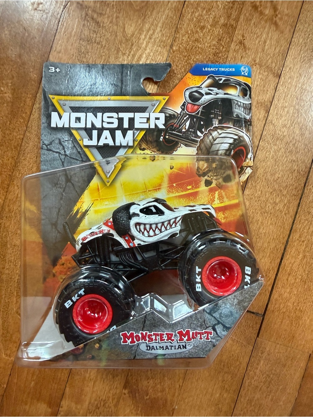 Monster Jam Monster Mutt Dalmatian Toy Truck - White & Red